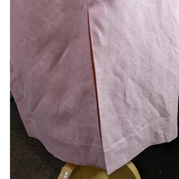 NEW Jessica Howard Mother Bride Groom Dress Jacket Womens 12‎ Linen Blend Pink - Picture 7 of 14